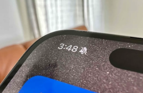 武义苹果15pro维修站分享如何隐藏iPhone15Pro上静音铃声图标 
